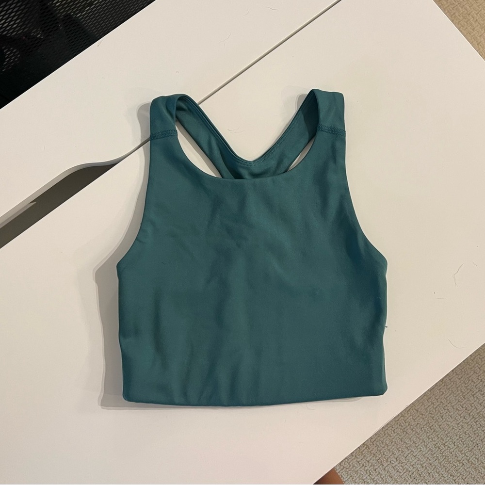 Girlfriend Collective Milo Racerback Bra in Everglade
